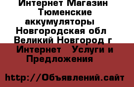 Интернет Магазин «Тюменские аккумуляторы» - Новгородская обл., Великий Новгород г. Интернет » Услуги и Предложения   